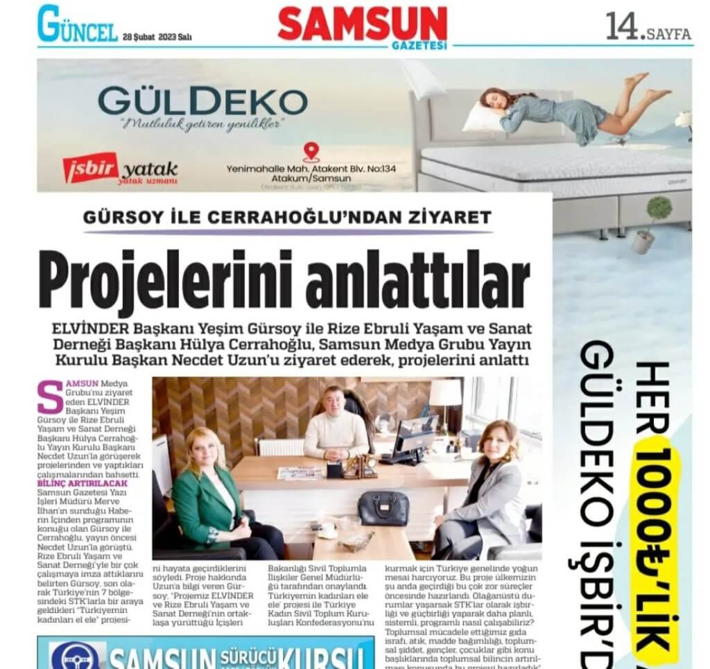 Türkiye'min Kadınları El Ele Projesi Ziyaretleri Türkiye'min Kadınları El Ele Projesi Ziyaretleri görseli
